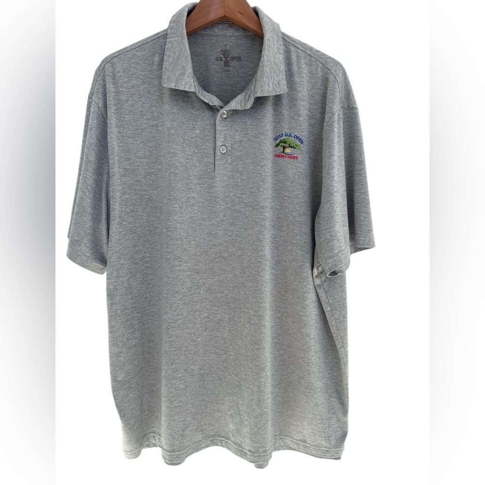 US Open Torrey Pines Gray Golf Polo Shirt Size XXL